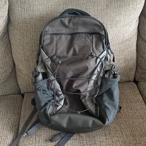 North Face borealis dark grey back pack